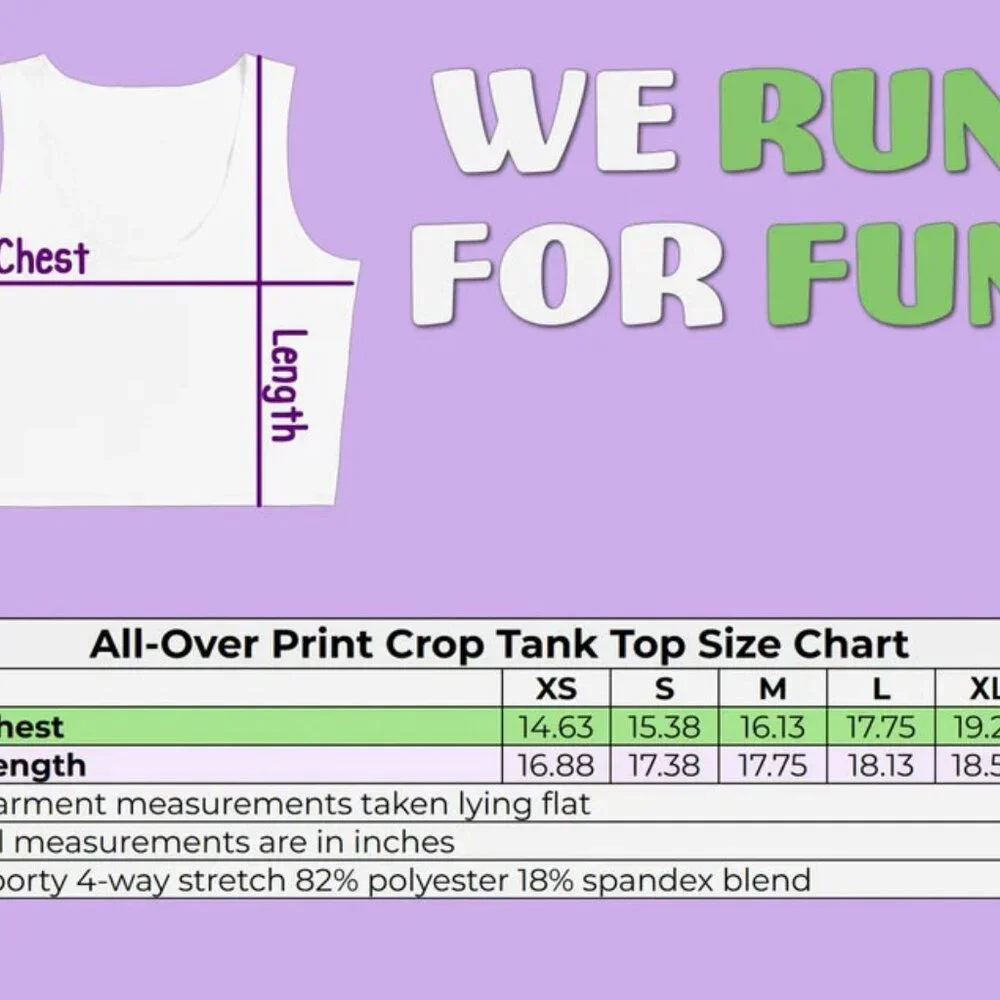 Striped Pink & Purple Crop Tank Top for Women - Picture 4 of 4